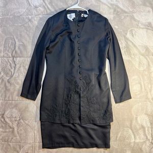 Karin Steven’s All Black Casual Formal Dress Sophistication Luxurious